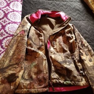 Mossy oak softshell jacket